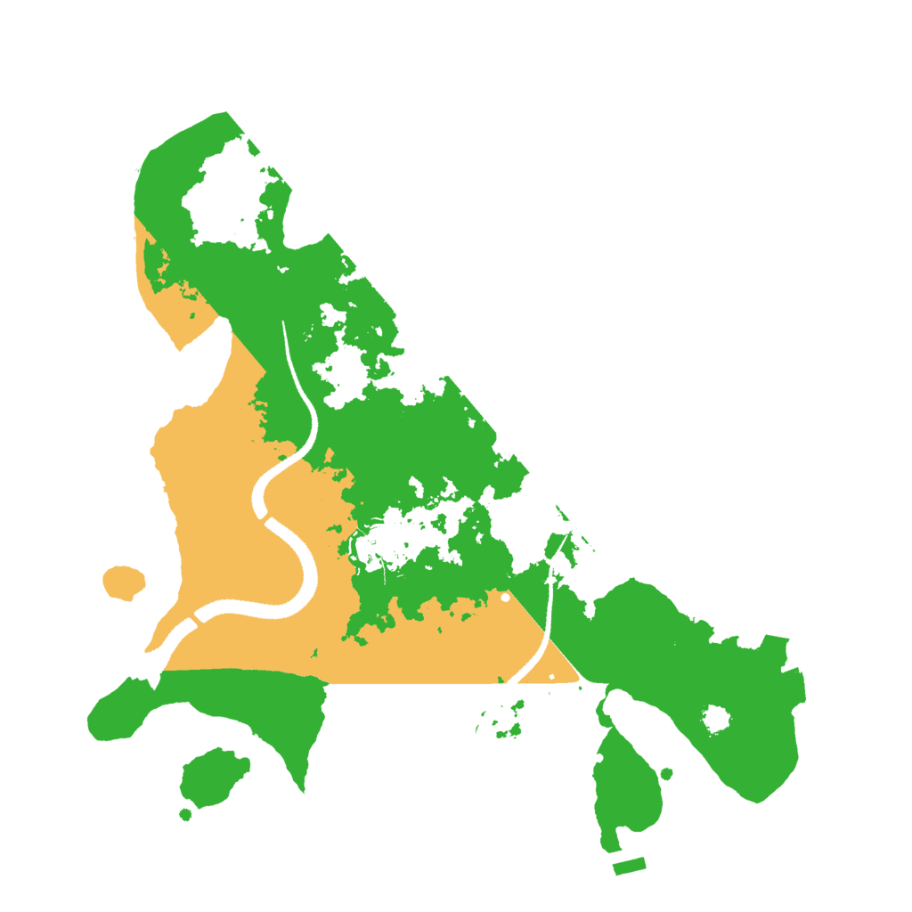 Biome Rust Map: Procedural Map, Size: 3000, Seed: 1664524