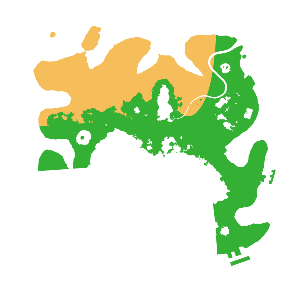 Biome Rust Map: Procedural Map, Size: 3000, Seed: 1697