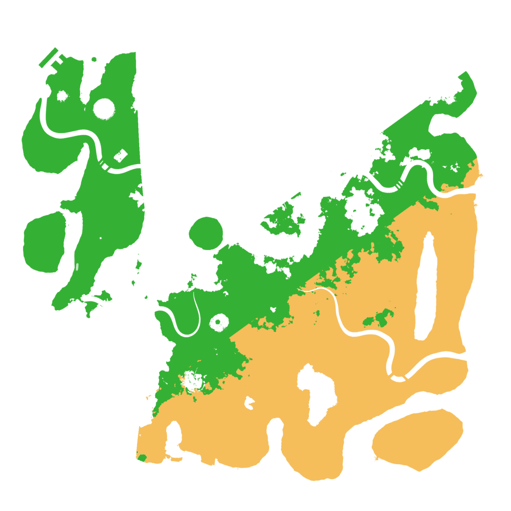 Biome Rust Map: Procedural Map, Size: 4250, Seed: 32404575