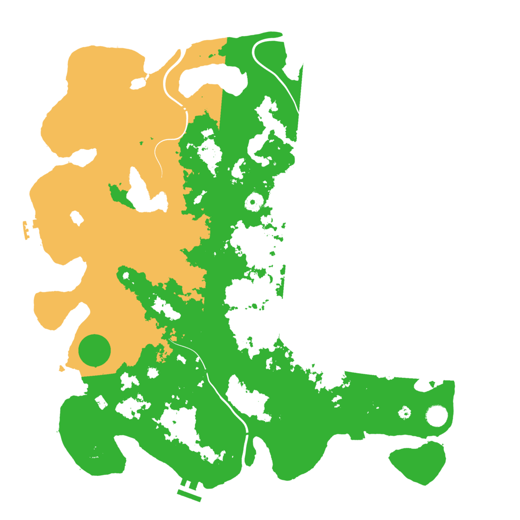 Biome Rust Map: Procedural Map, Size: 4250, Seed: 9143