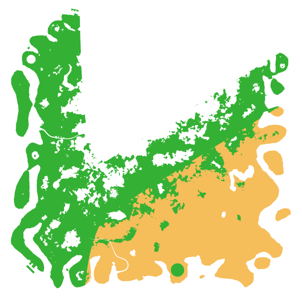 Biome Rust Map: Procedural Map, Size: 6000, Seed: 500000