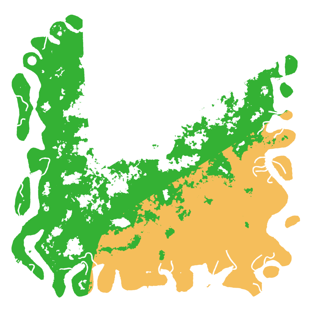 Biome Rust Map: Procedural Map, Size: 6000, Seed: 500000