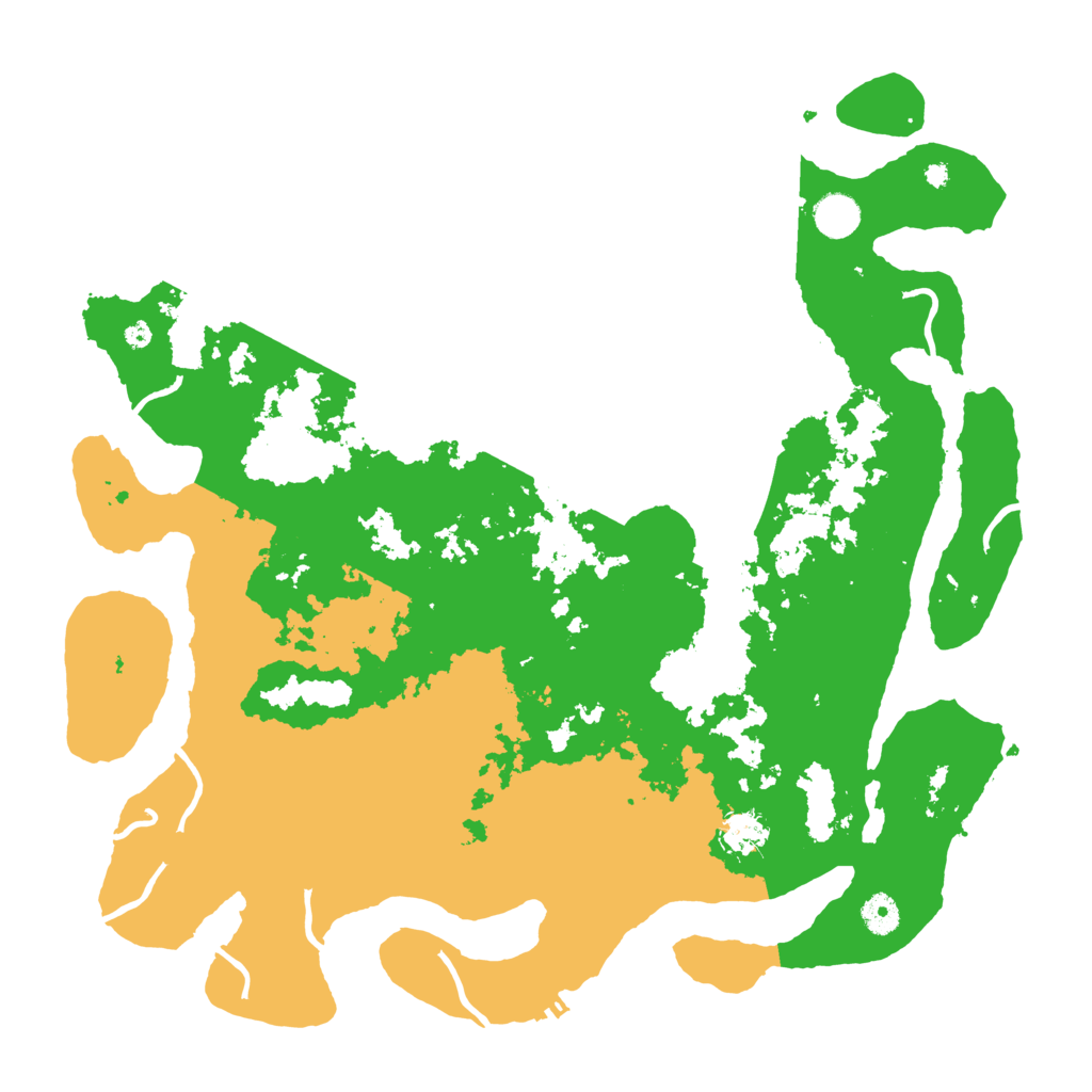 Biome Rust Map: Procedural Map, Size: 4250, Seed: 662330259