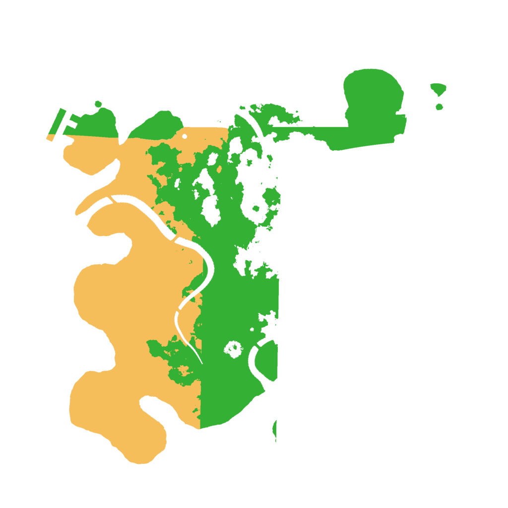 Biome Rust Map: Procedural Map, Size: 3000, Seed: 5343656