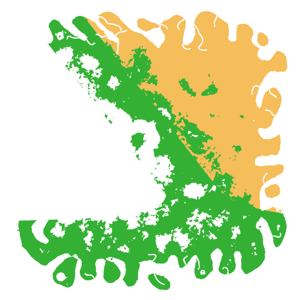 Biome Rust Map: Procedural Map, Size: 6000, Seed: 946023087