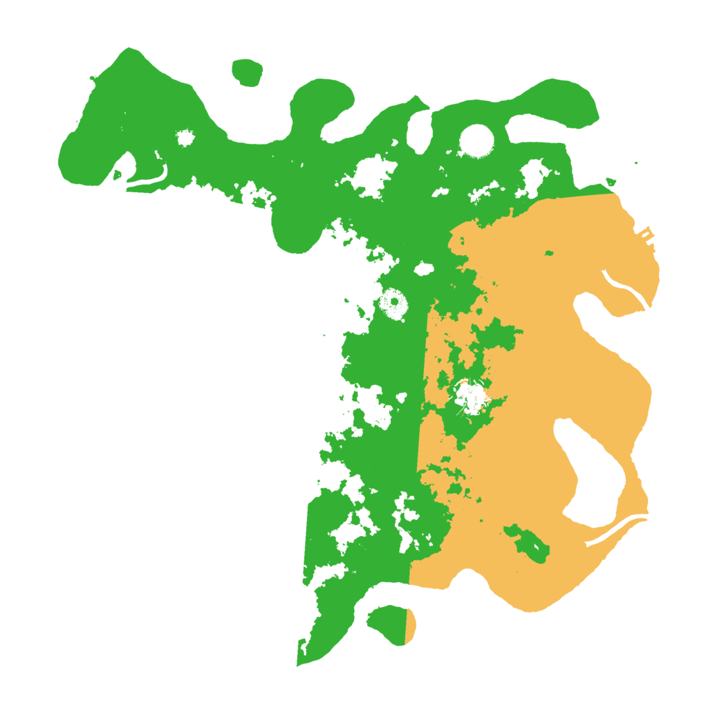 Biome Rust Map: Procedural Map, Size: 3700, Seed: 21911