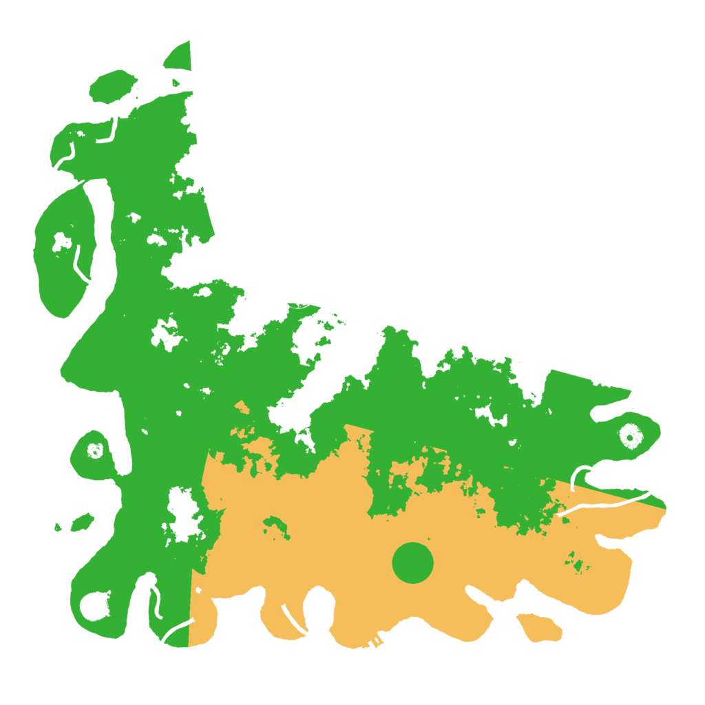 Biome Rust Map: Procedural Map, Size: 4500, Seed: 546456