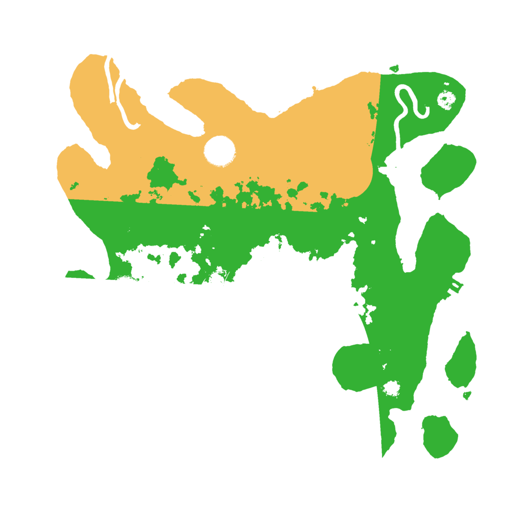 Biome Rust Map: Procedural Map, Size: 3000, Seed: 77777777