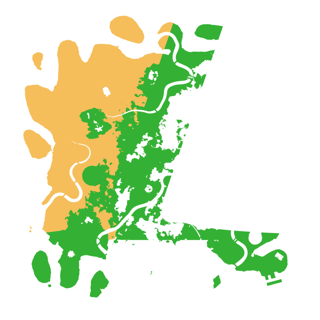 Biome Rust Map: Procedural Map, Size: 4250, Seed: 19016