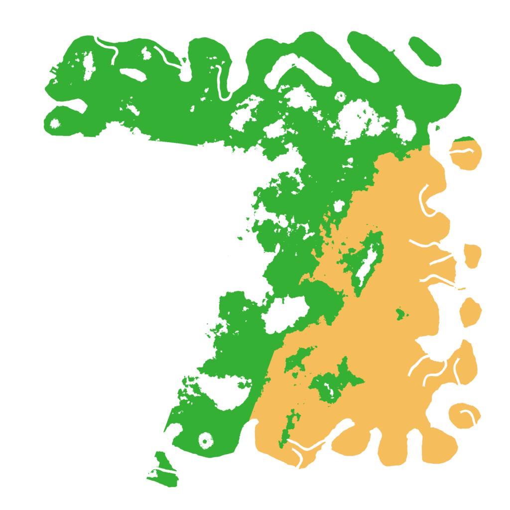 Biome Rust Map: Procedural Map, Size: 5000, Seed: 57964