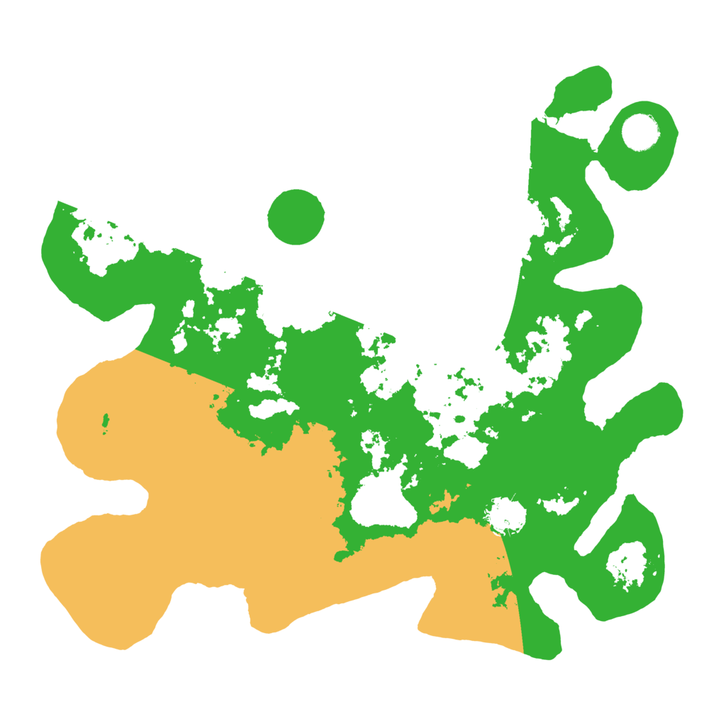 Biome Rust Map: Barren, Size: 3500, Seed: 1546907547