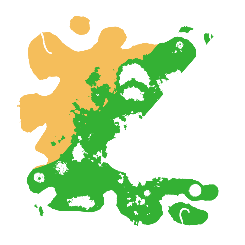 Biome Rust Map: Procedural Map, Size: 3500, Seed: 88044754
