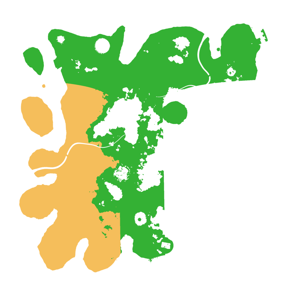 Biome Rust Map: Procedural Map, Size: 3500, Seed: 1013102287