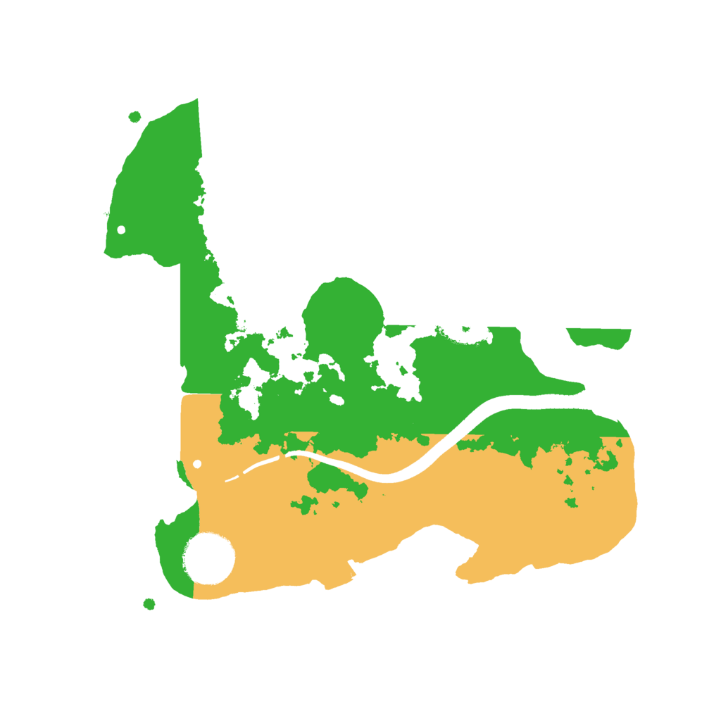 Biome Rust Map: Procedural Map, Size: 2500, Seed: 467711700