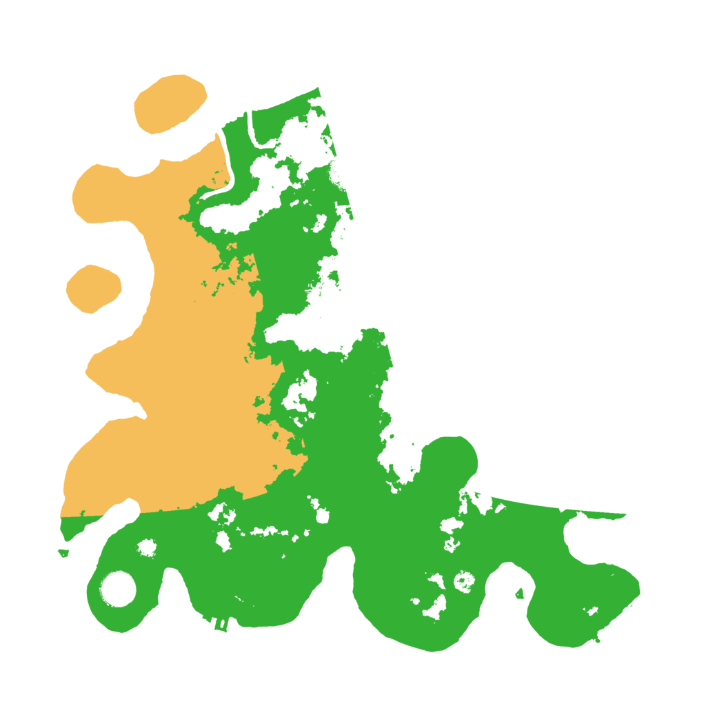 Biome Rust Map: Procedural Map, Size: 3500, Seed: 5858