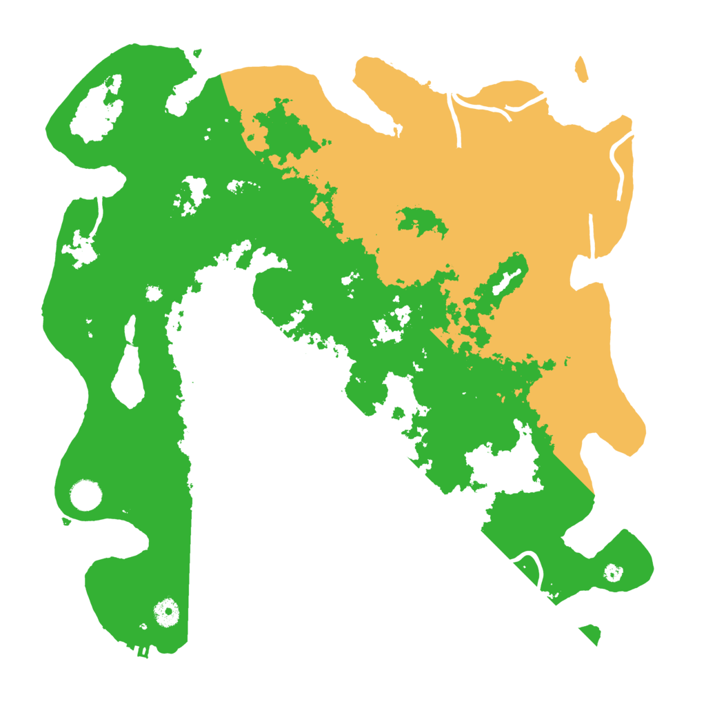 Biome Rust Map: Procedural Map, Size: 4000, Seed: 1200145304