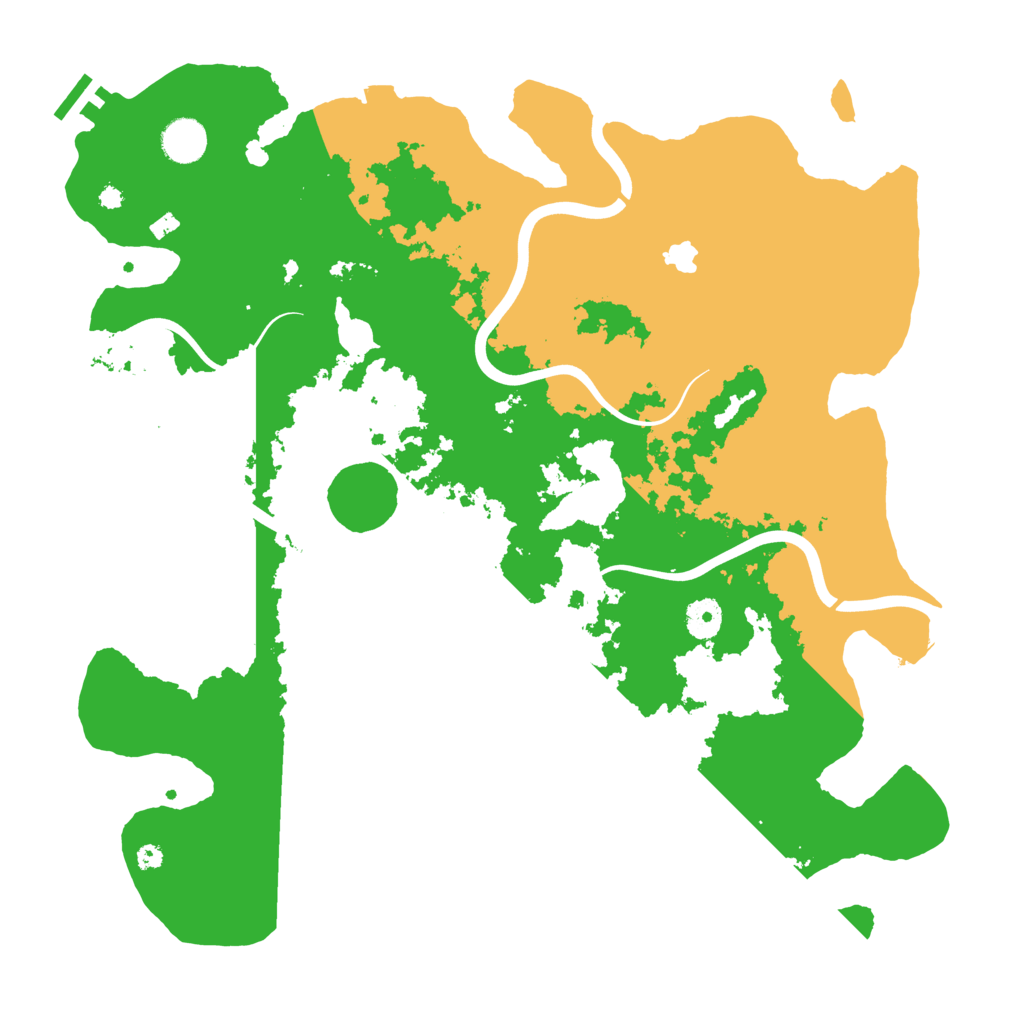 Biome Rust Map: Procedural Map, Size: 4000, Seed: 1200145304