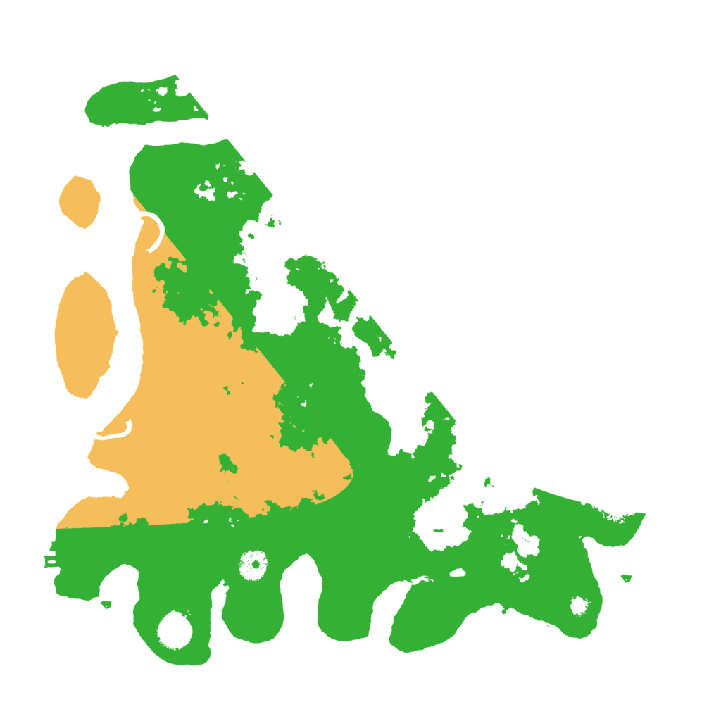 Biome Rust Map: Procedural Map, Size: 3700, Seed: 629946225