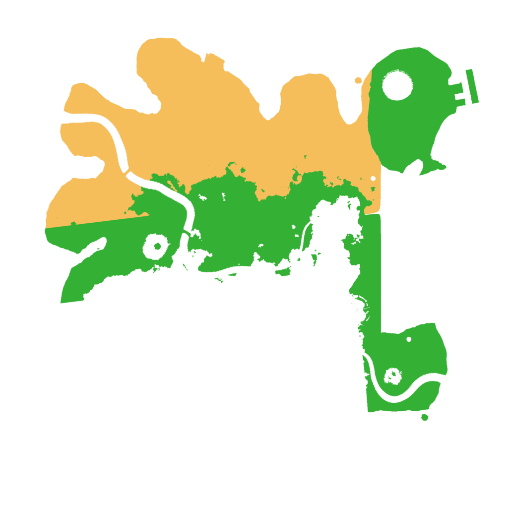 Biome Rust Map: Procedural Map, Size: 3000, Seed: 2139207431