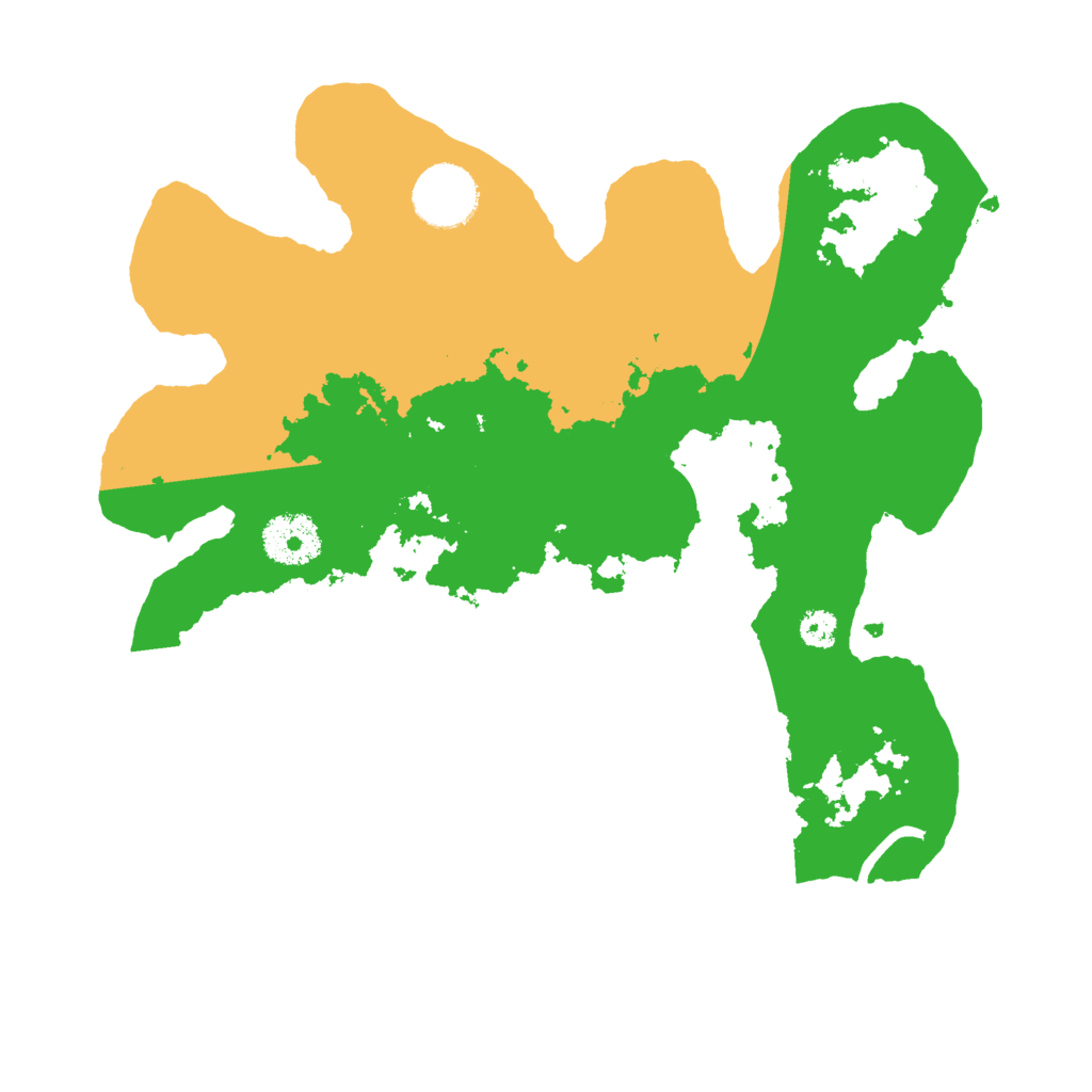 Biome Rust Map: Procedural Map, Size: 3000, Seed: 2139207431