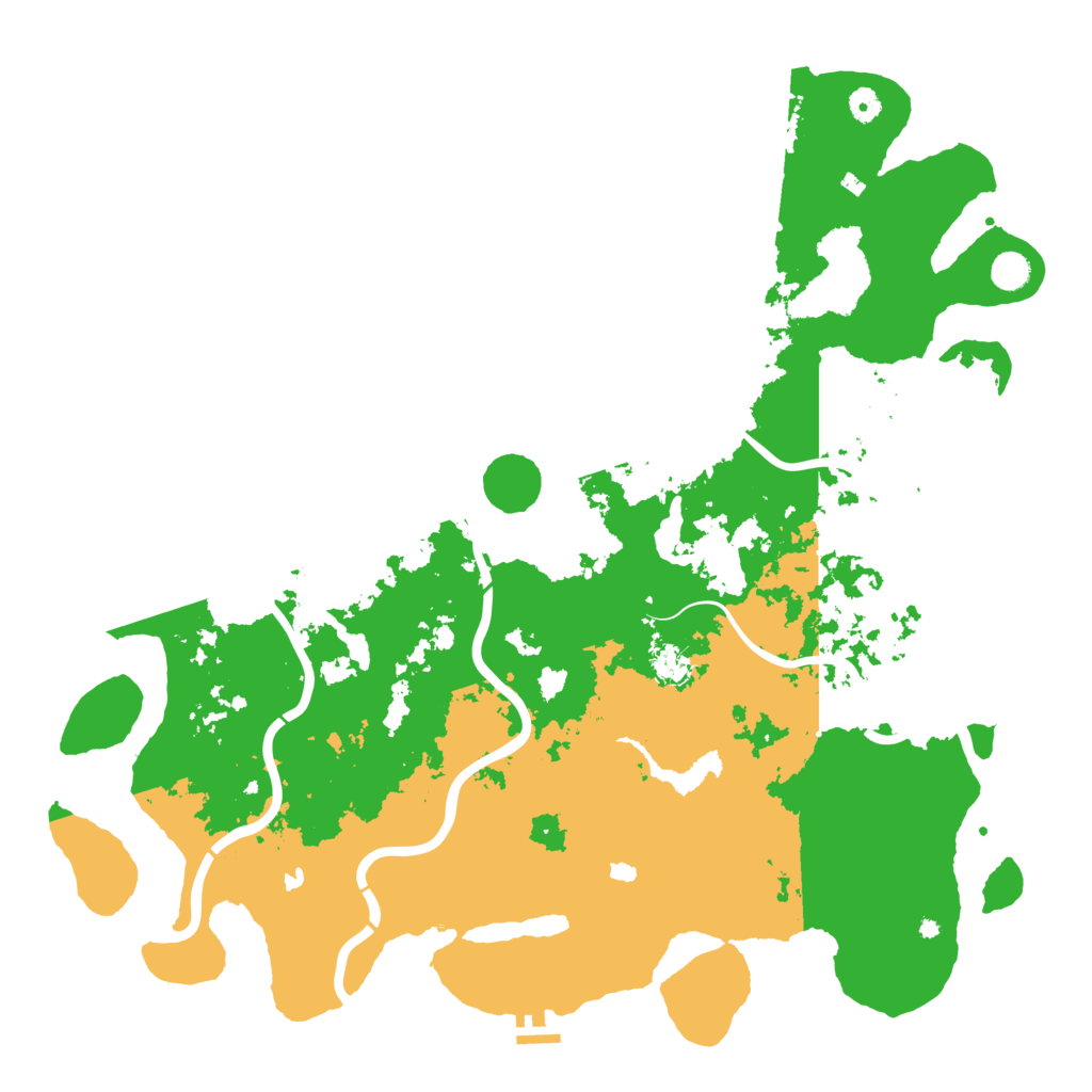 Biome Rust Map: Procedural Map, Size: 5000, Seed: 4446734