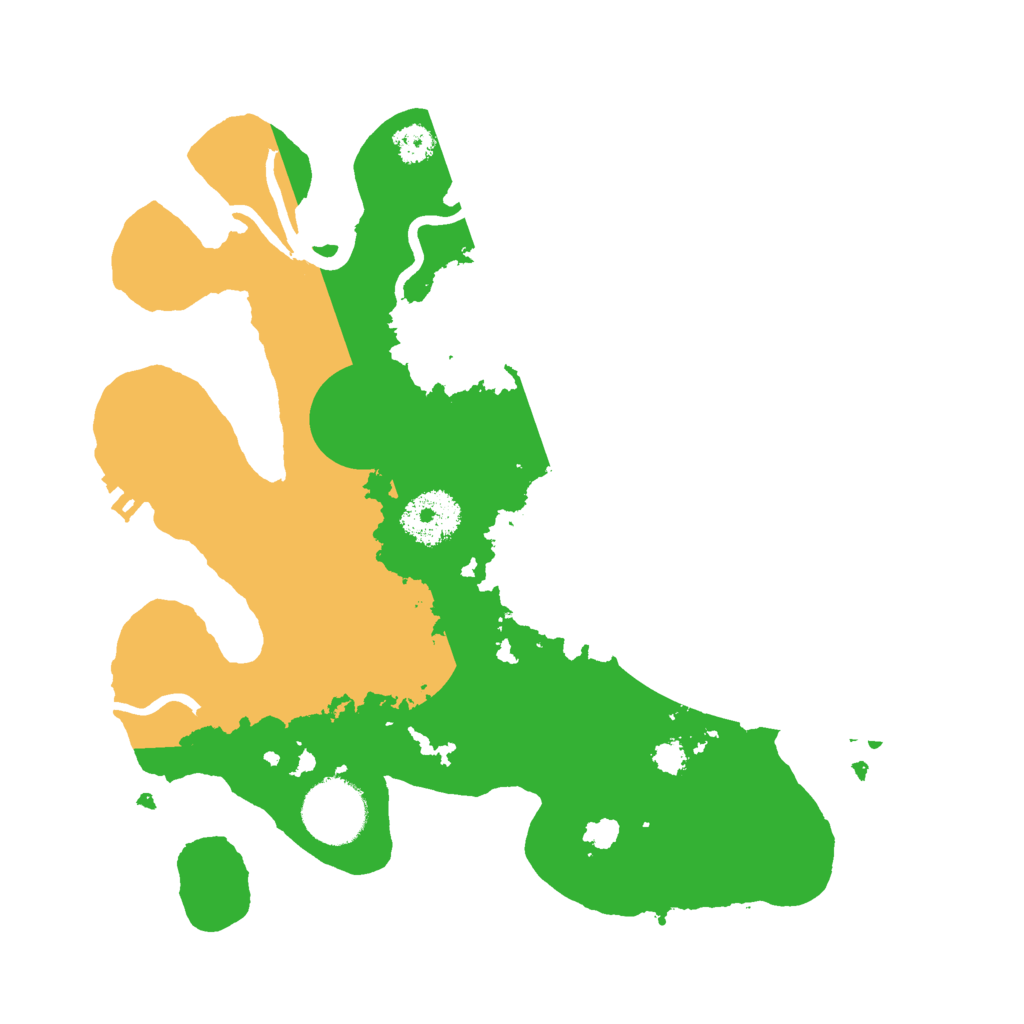 Biome Rust Map: Procedural Map, Size: 2800, Seed: 58697822