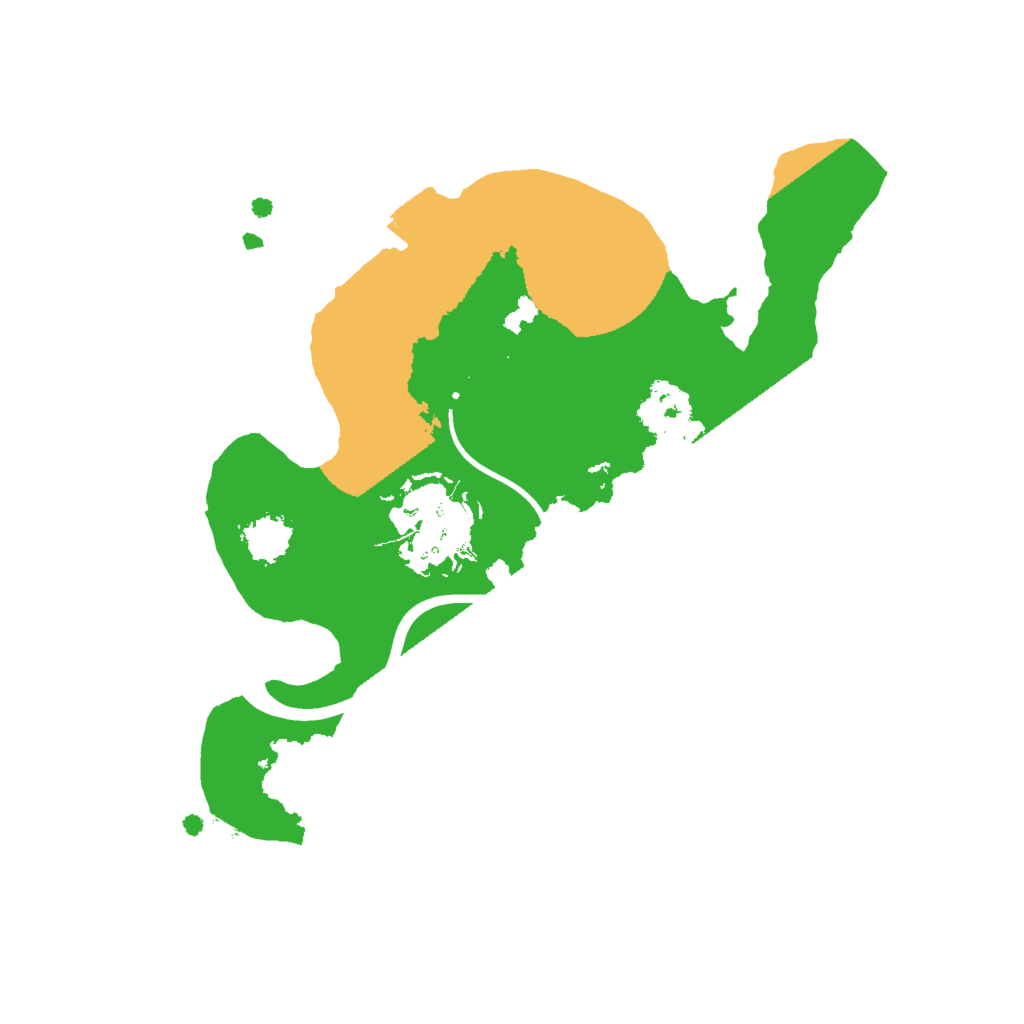 Biome Rust Map: Procedural Map, Size: 2000, Seed: 17368815