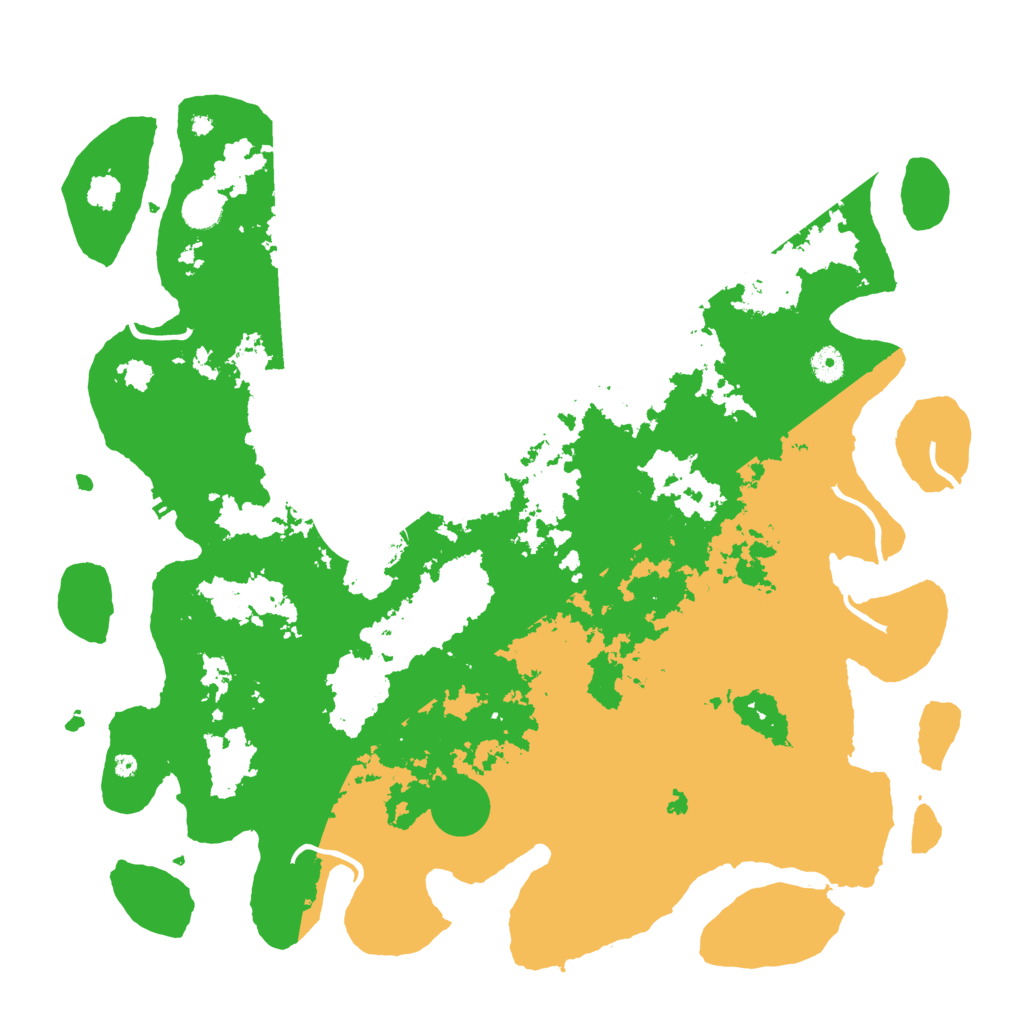 Biome Rust Map: Procedural Map, Size: 4550, Seed: 1999999988