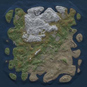 Thumbnail Rust Map: Procedural Map, Size: 4550, Seed: 1999999988, 19 Monuments