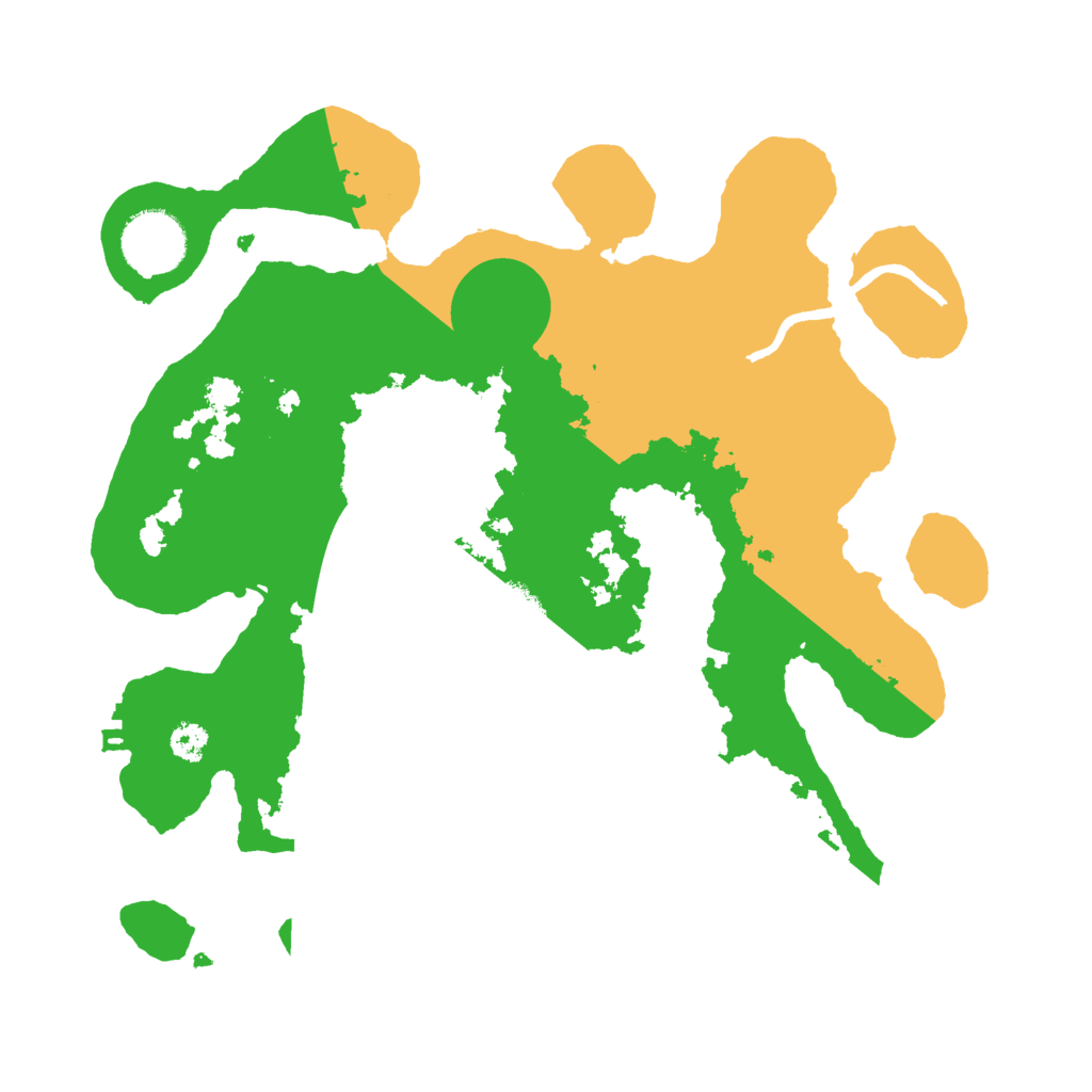 Biome Rust Map: Procedural Map, Size: 3000, Seed: 77999434