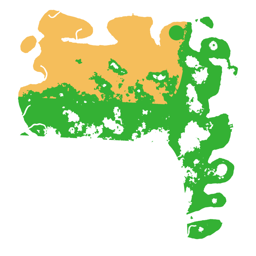 Biome Rust Map: Procedural Map, Size: 4500, Seed: 77777777