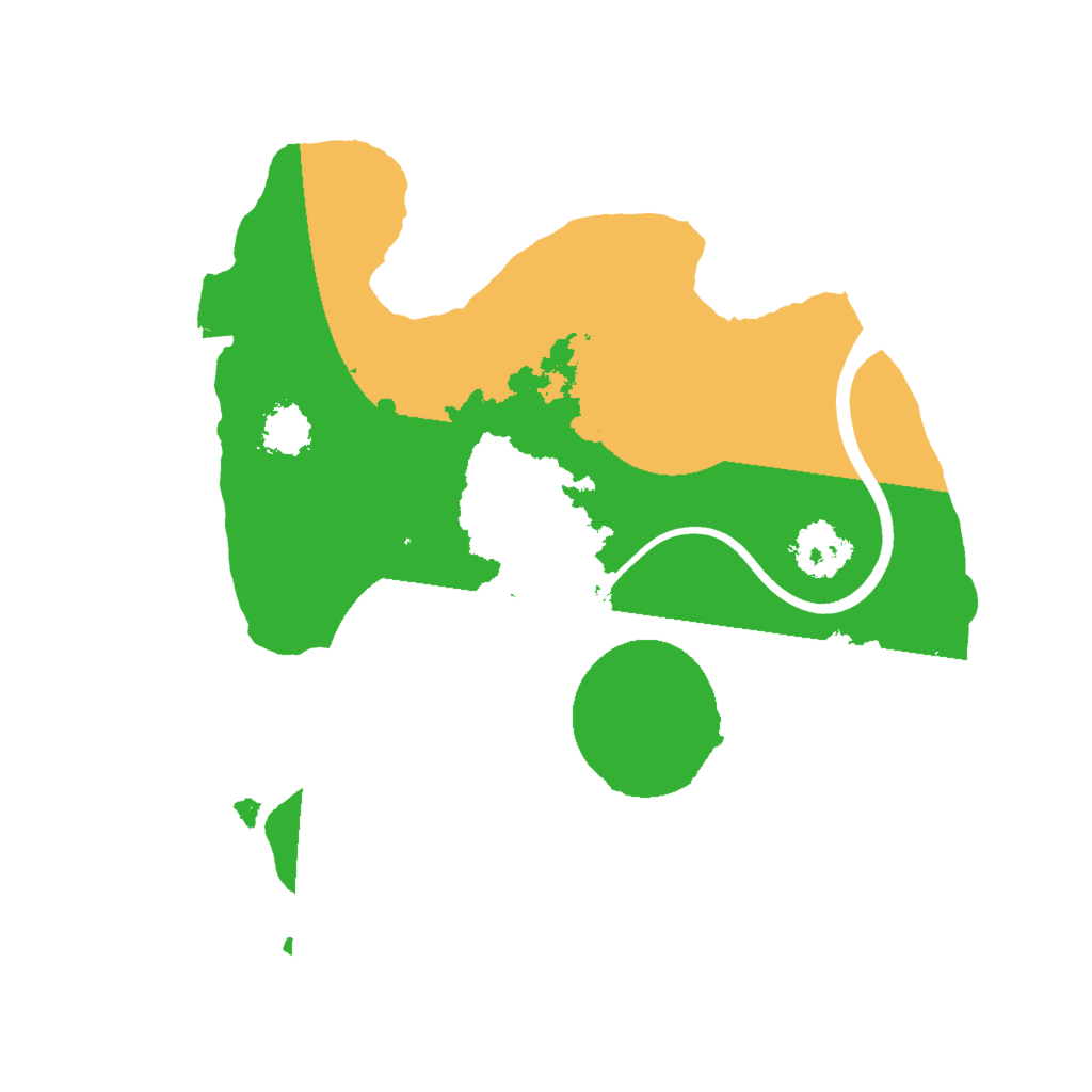 Biome Rust Map: Procedural Map, Size: 2000, Seed: 860822235