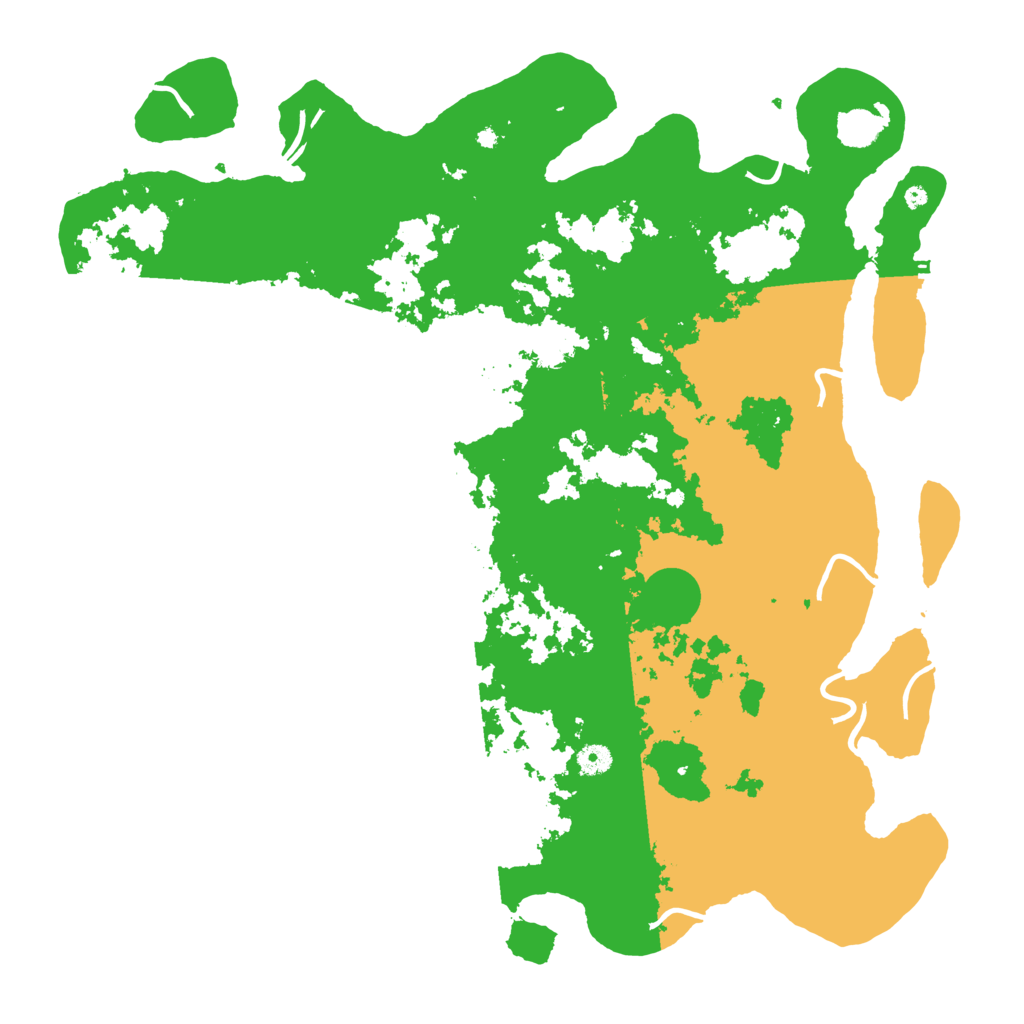 Biome Rust Map: Procedural Map, Size: 4750, Seed: 370297750