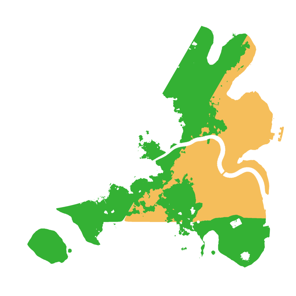 Biome Rust Map: Procedural Map, Size: 3000, Seed: 47185