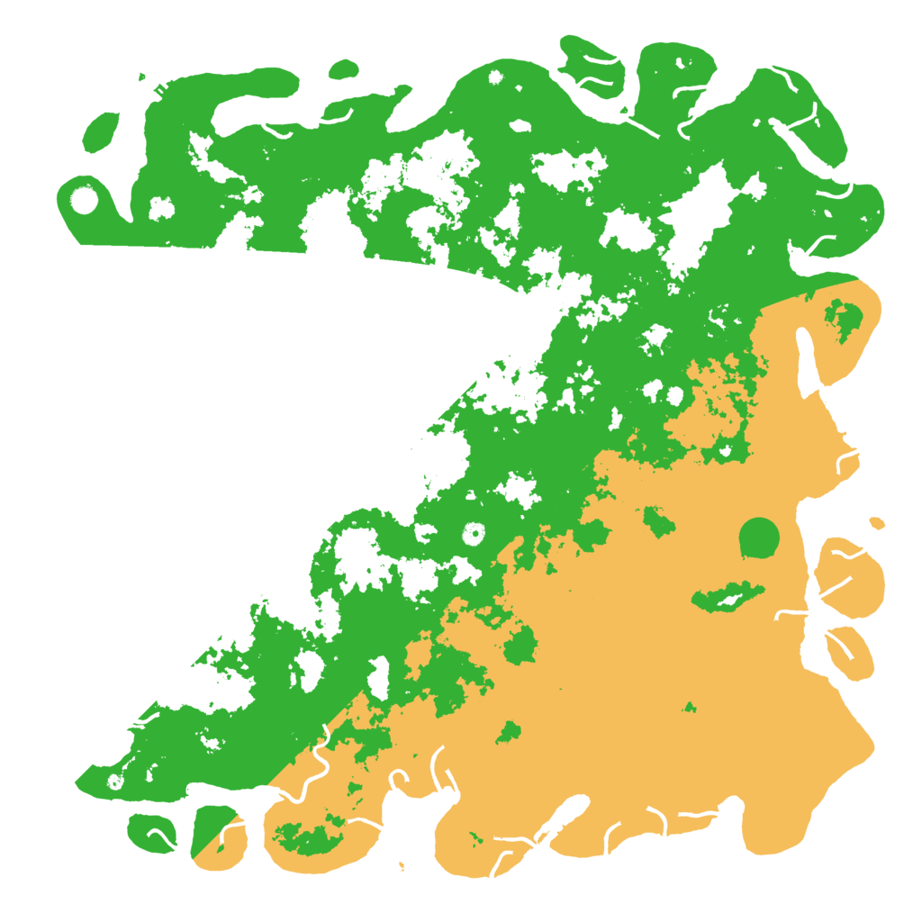 Biome Rust Map: Procedural Map, Size: 6000, Seed: 1661409251