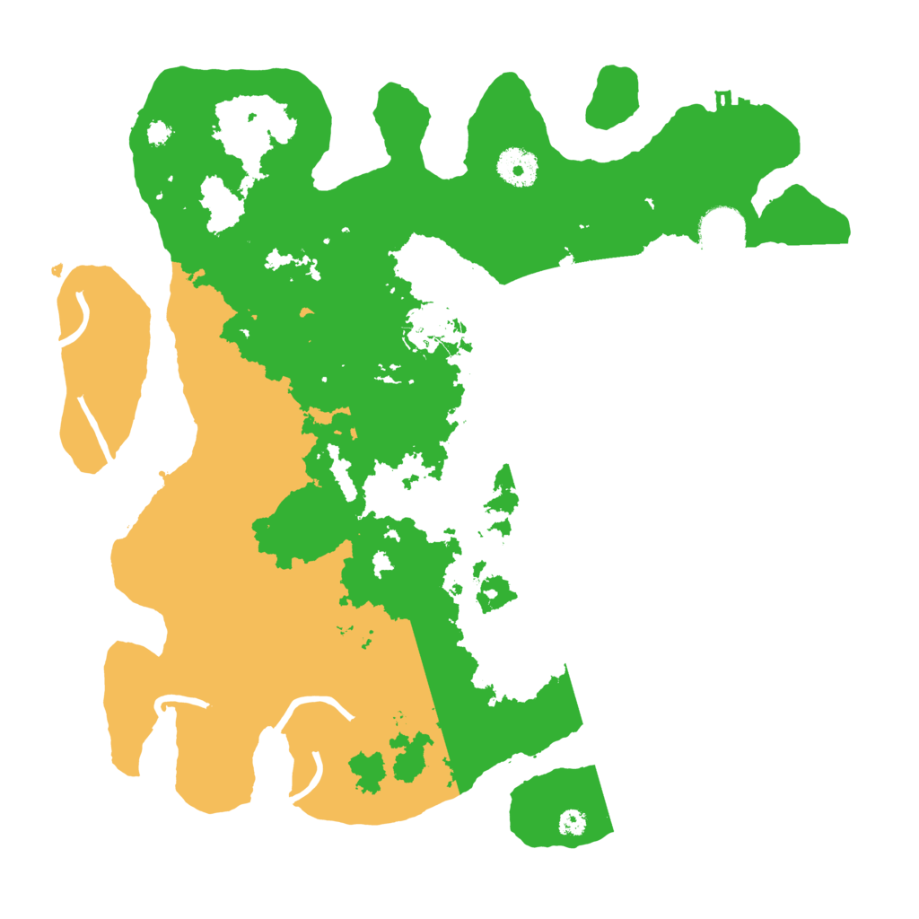 Biome Rust Map: Procedural Map, Size: 3500, Seed: 50569423