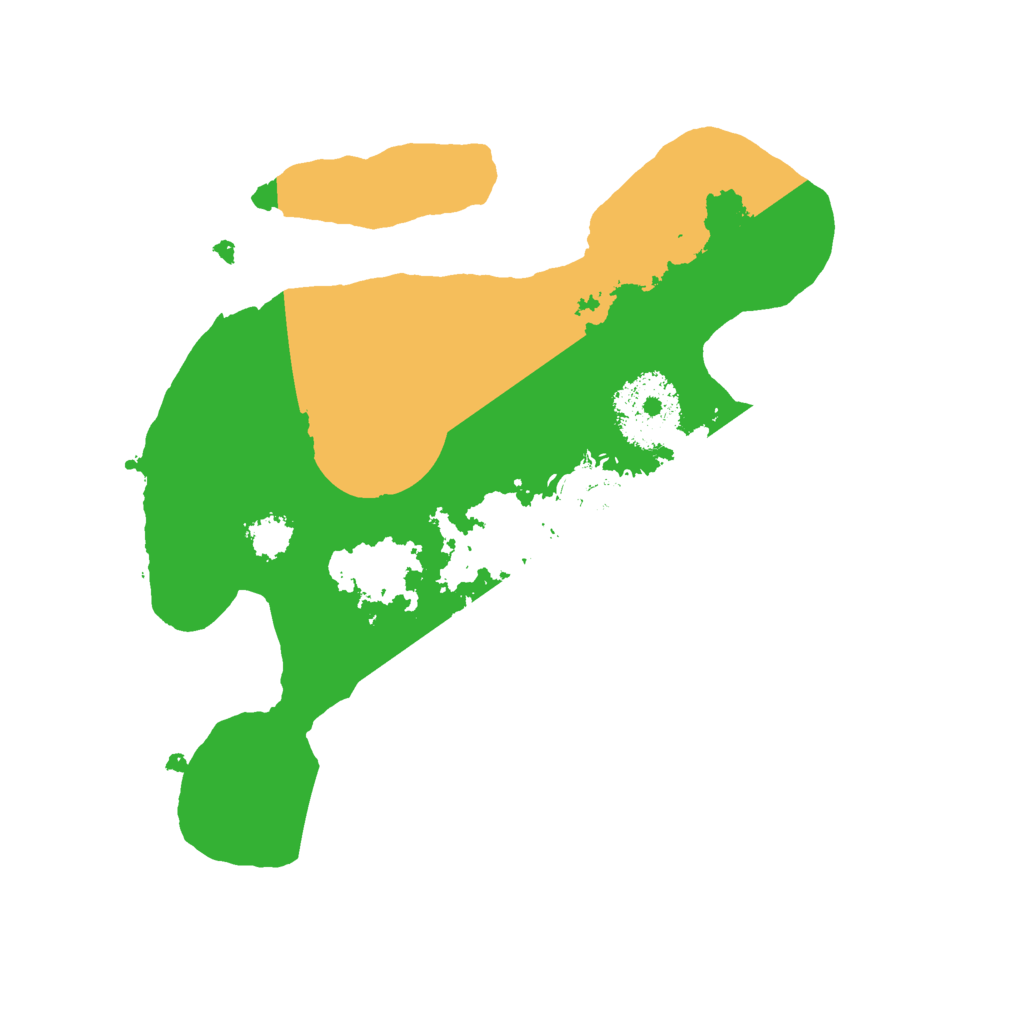 Biome Rust Map: Procedural Map, Size: 2200, Seed: 28015