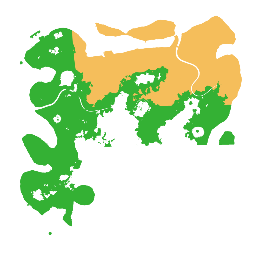 Biome Rust Map: Procedural Map, Size: 3500, Seed: 1779490053