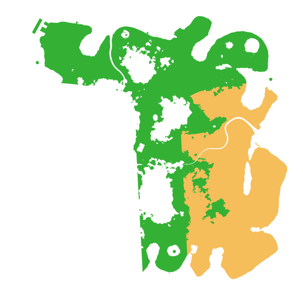 Biome Rust Map: Procedural Map, Size: 3800, Seed: 436792629