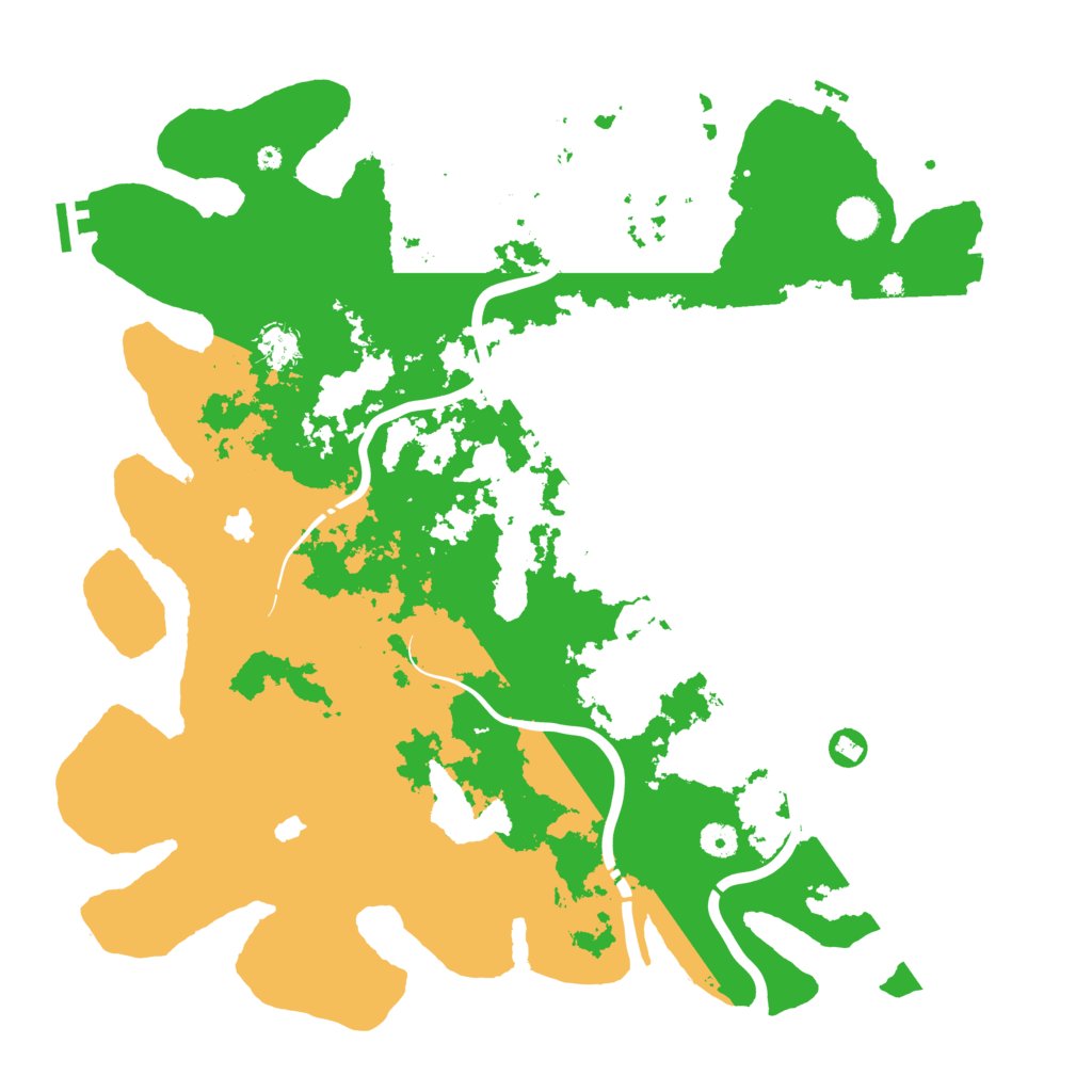 Biome Rust Map: Procedural Map, Size: 4500, Seed: 9772313