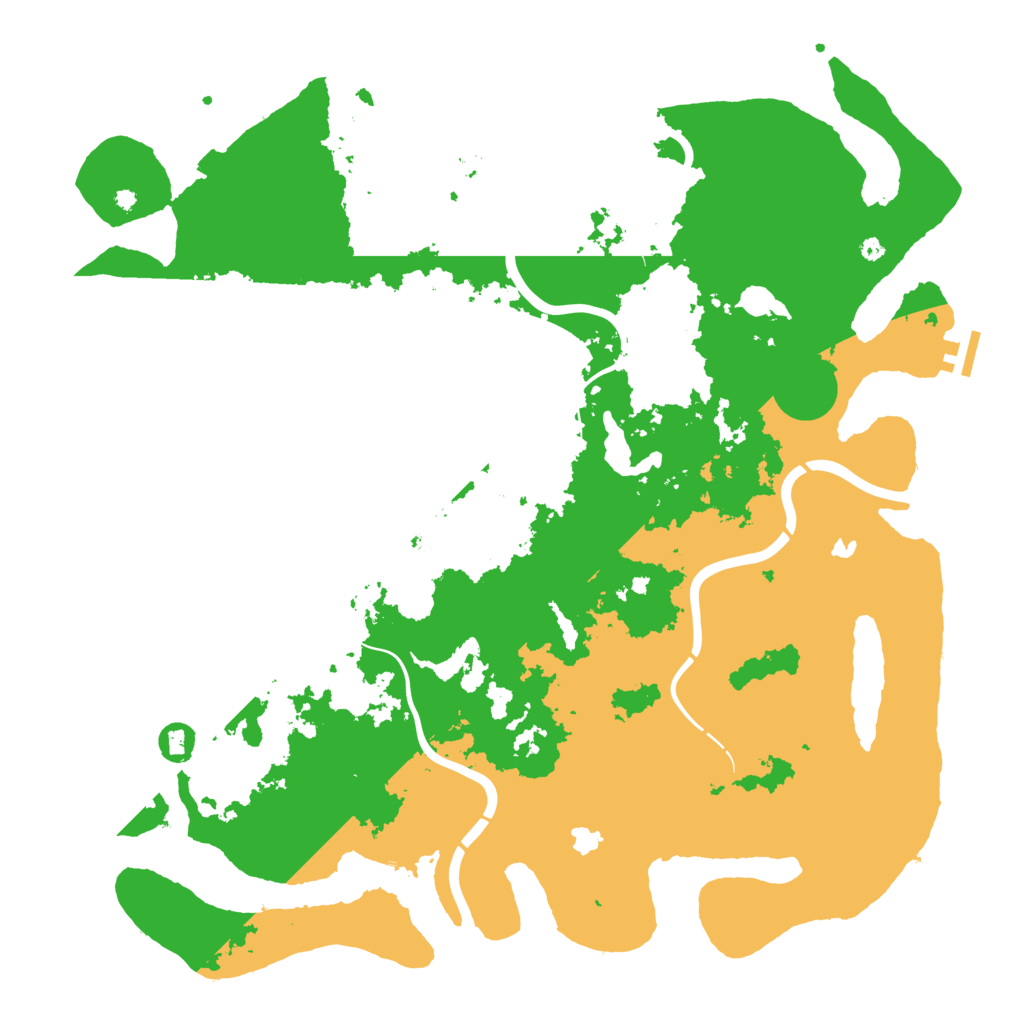 Biome Rust Map: Procedural Map, Size: 4500, Seed: 643124936