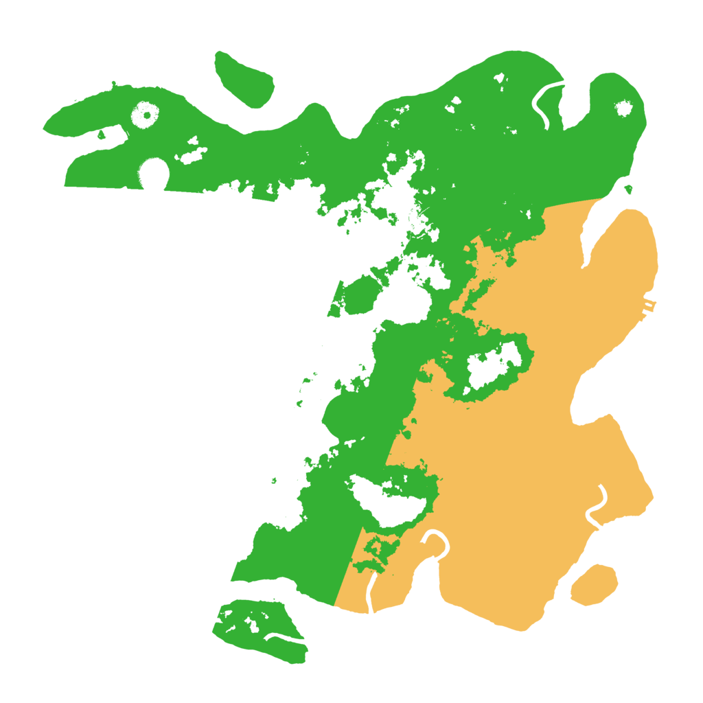 Biome Rust Map: Procedural Map, Size: 4000, Seed: 57964