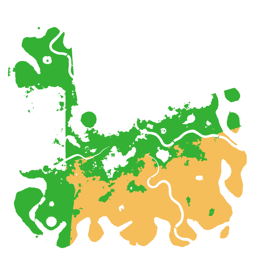 Biome Rust Map: Procedural Map, Size: 4500, Seed: 1133287977