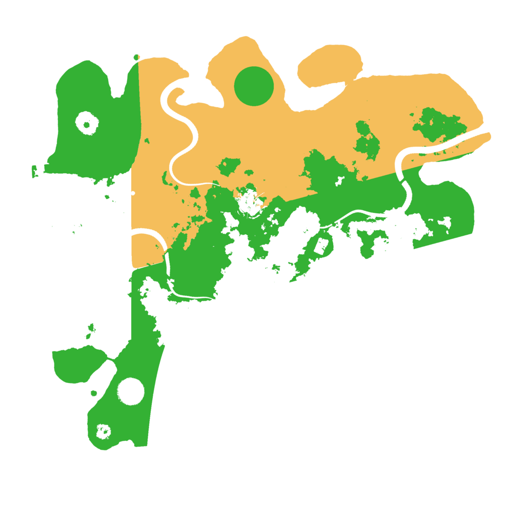 Biome Rust Map: Procedural Map, Size: 3500, Seed: 649781243