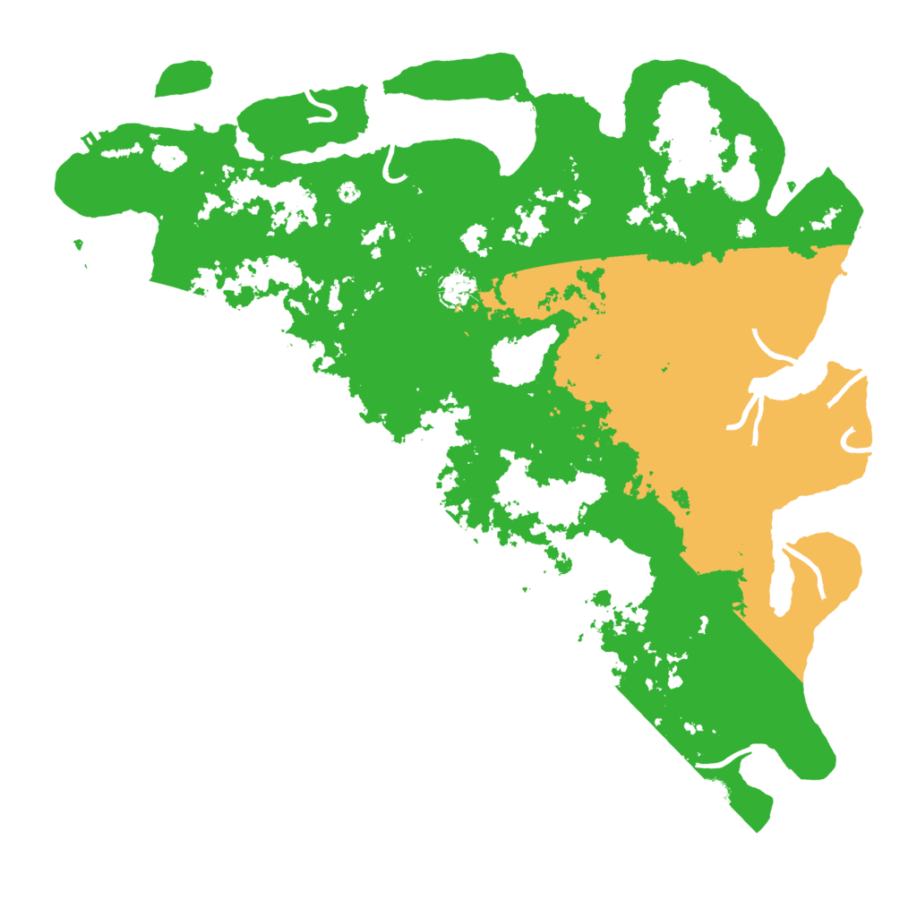 Biome Rust Map: Procedural Map, Size: 4500, Seed: 13881