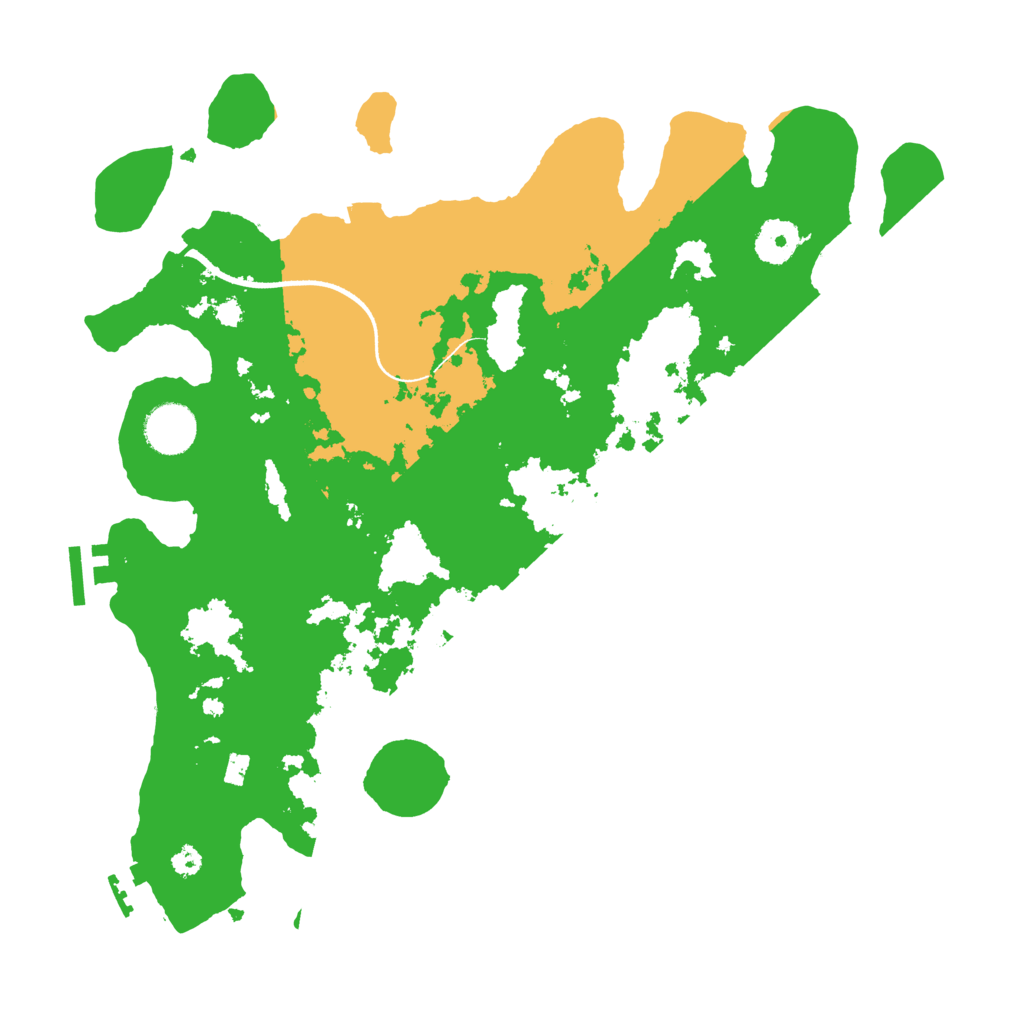Biome Rust Map: Procedural Map, Size: 3500, Seed: 25803344