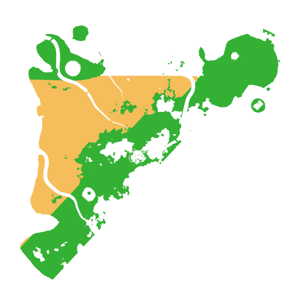 Biome Rust Map: Procedural Map, Size: 3500, Seed: 1536271895