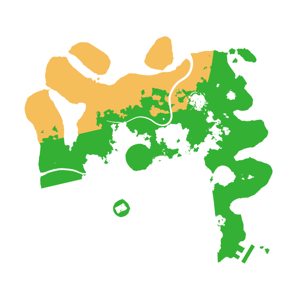 Biome Rust Map: Procedural Map, Size: 3000, Seed: 373312169