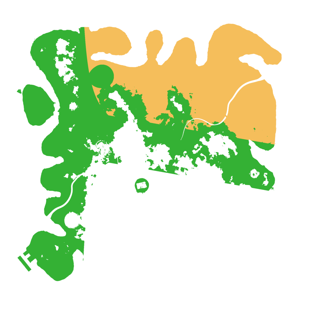 Biome Rust Map: Procedural Map, Size: 3500, Seed: 238537179