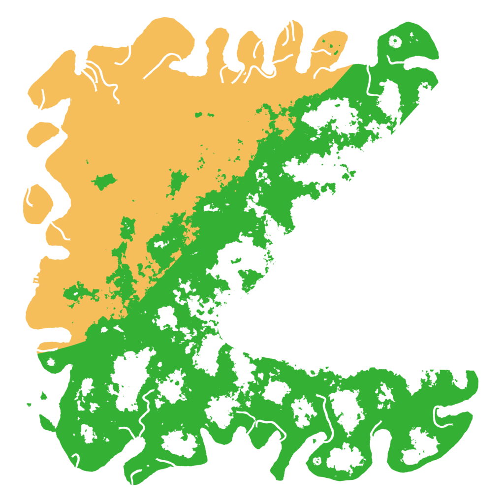 Biome Rust Map: Procedural Map, Size: 6000, Seed: 354685